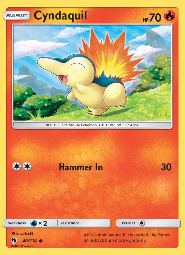 40 Cyndaquil – Lost Thunder
