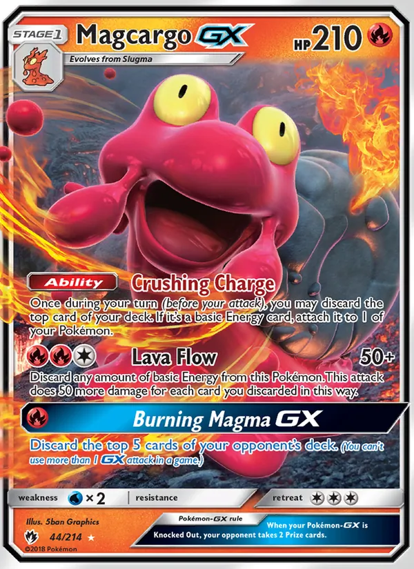 44 Magcargo GX – Lost Thunder