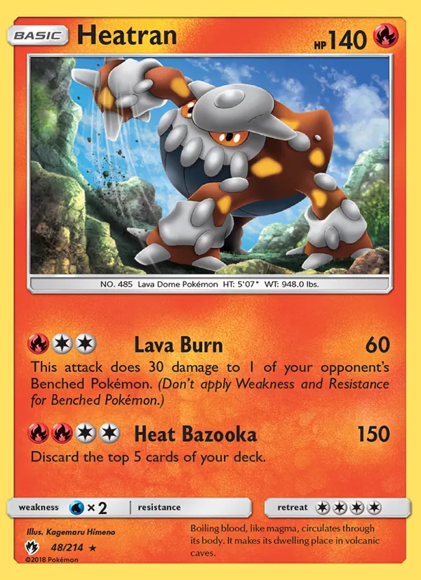 48 Heatran – Lost Thunder