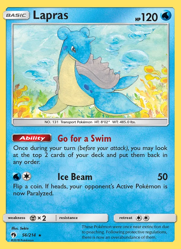 56 Lapras – Lost Thunder