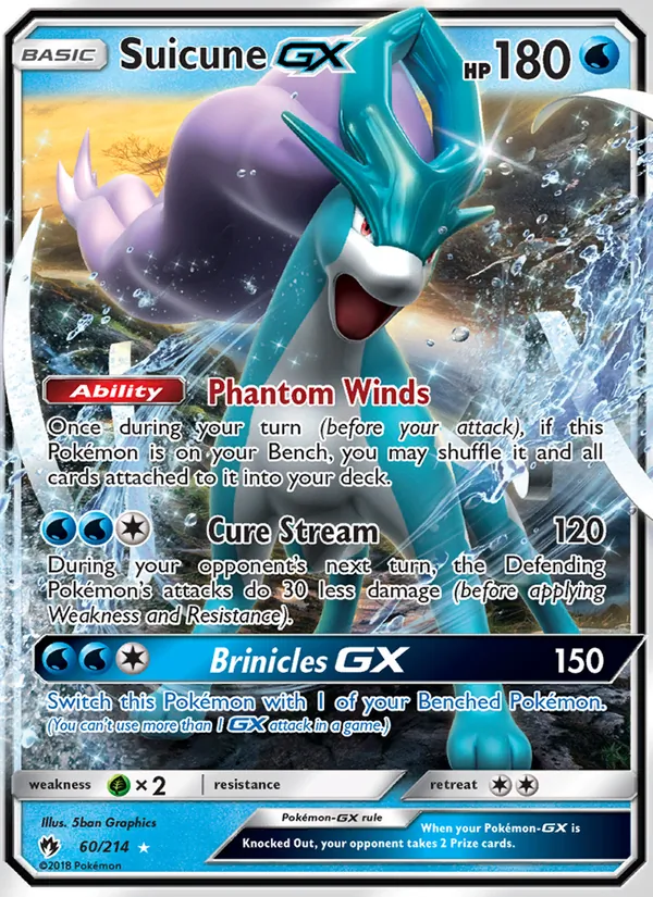 60 Suicune GX – Lost Thunder