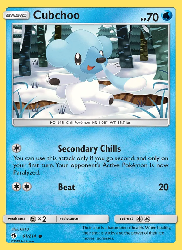 61 Cubchoo – Lost Thunder