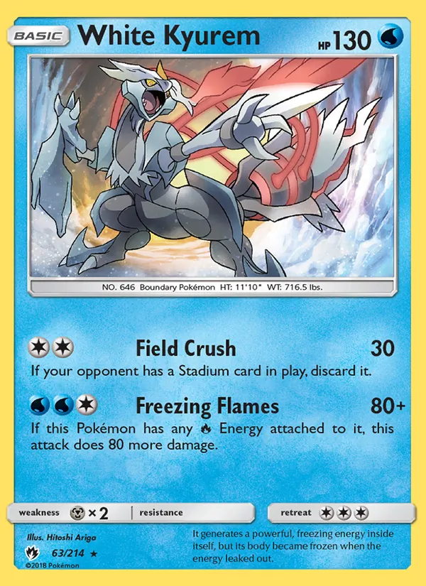 63 White Kyurem – Lost Thunder