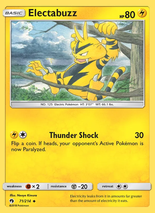 71 Electabuzz – Lost Thunder