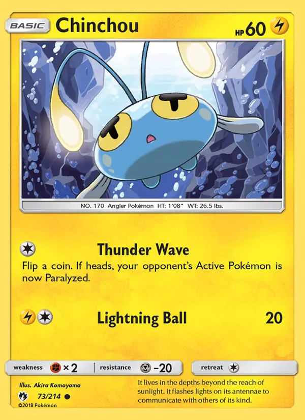 73 Chinchou – Lost Thunder