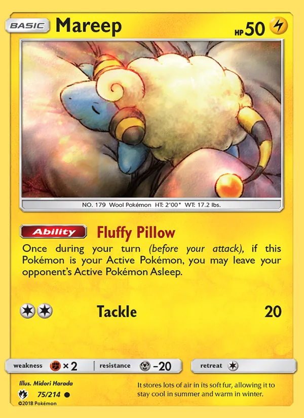 75 Mareep – Lost Thunder