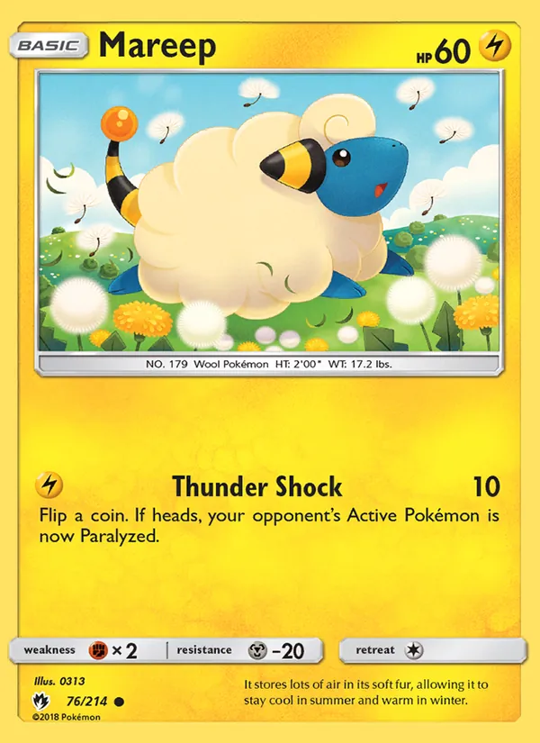 76 Mareep – Lost Thunder