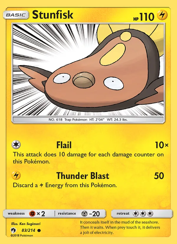 83 Stunfisk – Lost Thunder