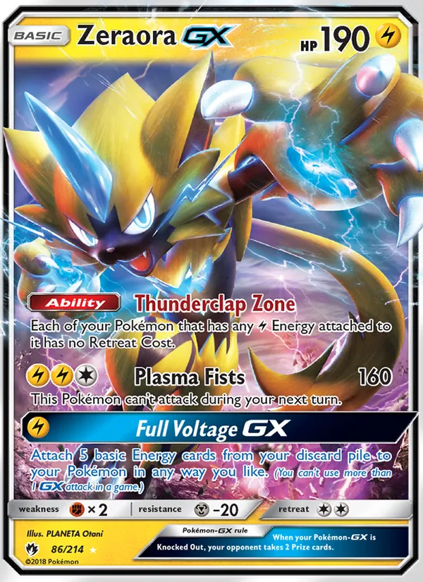 86 Zeraora GX – Lost Thunder