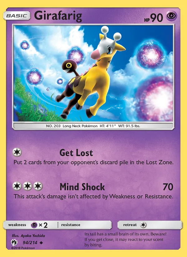 94 Girafarig – Lost Thunder