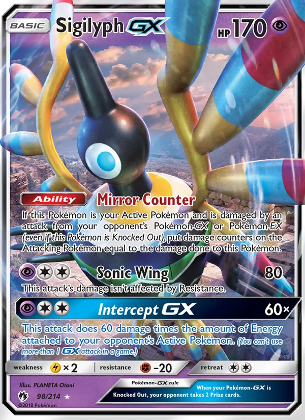 98 Sigilyph GX – Lost Thunder