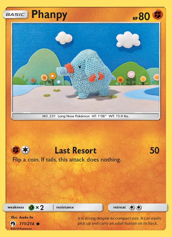 111-RH Phanpy – Lost Thunder
