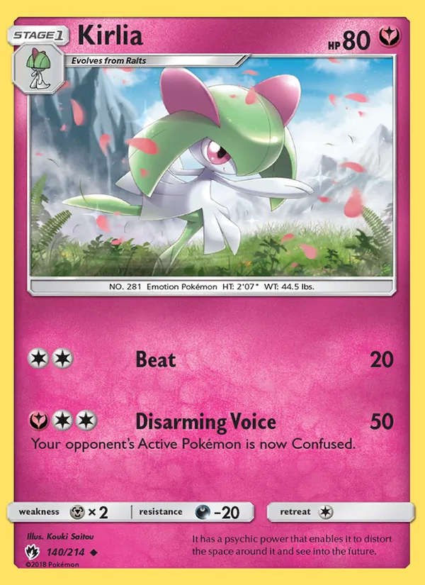 140-RH Kirlia – Lost Thunder