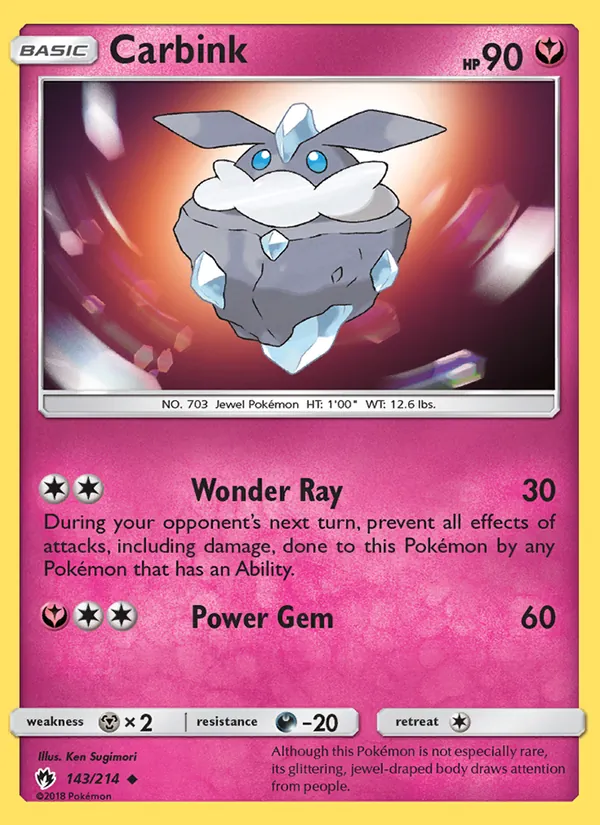 143-RH Carbink – Lost Thunder