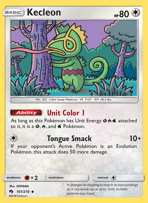 161-RH Kecleon – Lost Thunder