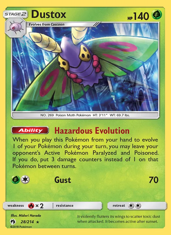 28-RH Dustox – Lost Thunder