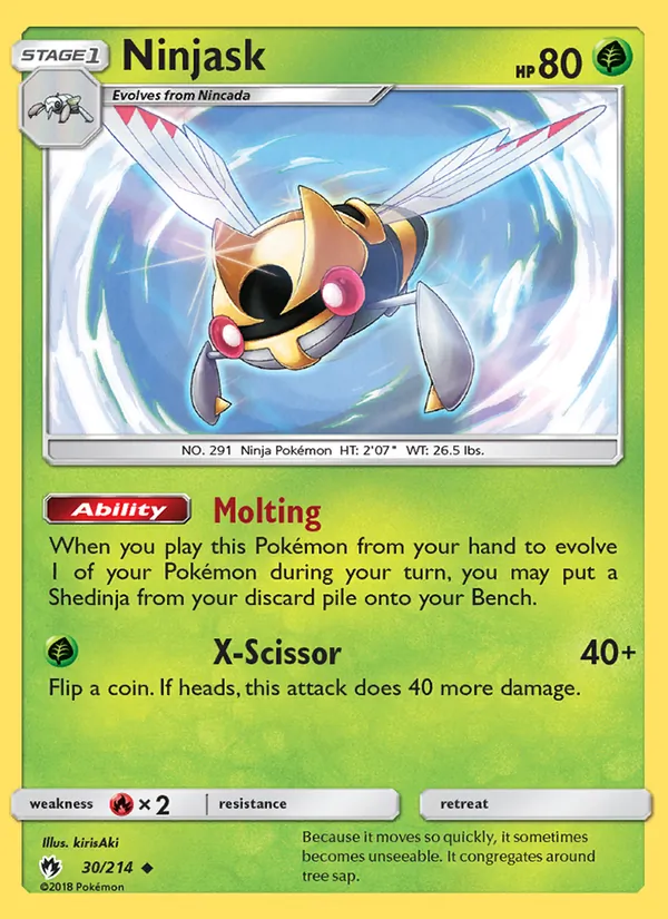 30-RH Ninjask – Lost Thunder