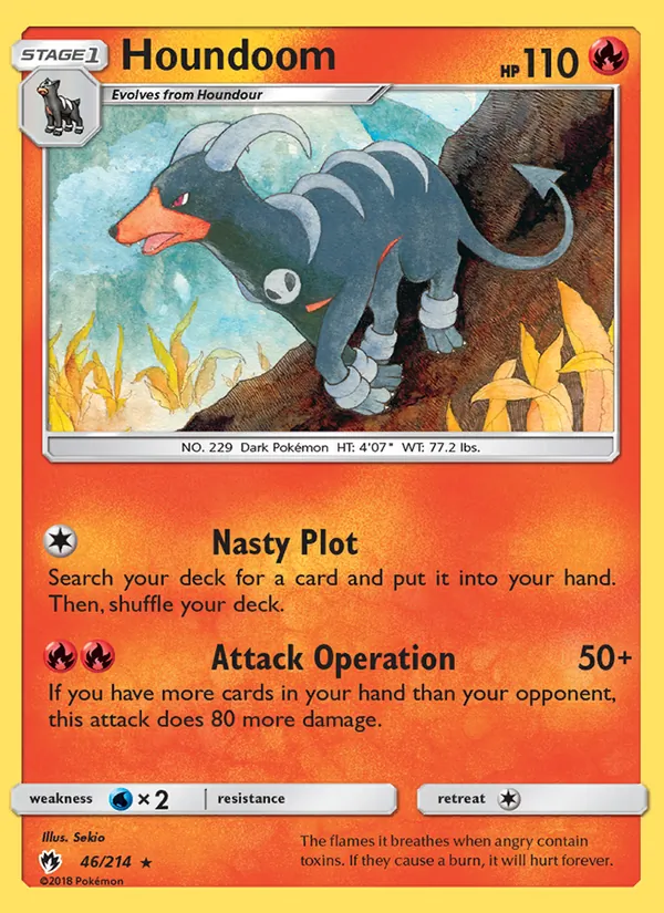 46-RH Houndoom – Lost Thunder