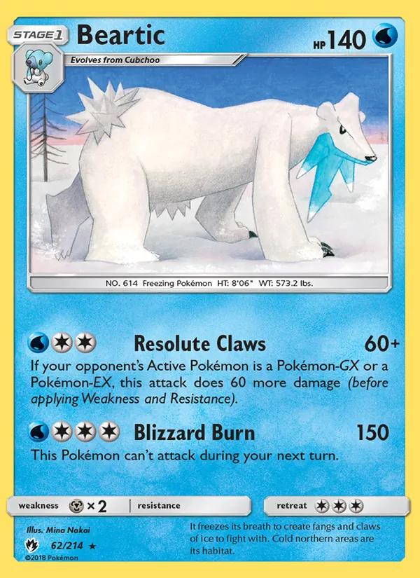 62-RH Beartic – Lost Thunder