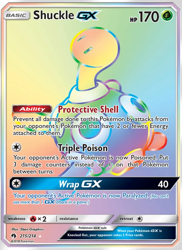 215 Shuckle GX – Lost Thunder