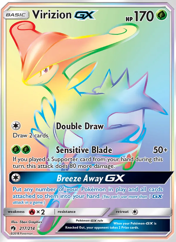 217 Virizion GX – Lost Thunder
