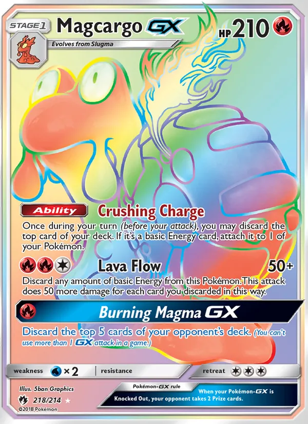 218 Magcargo GX – Lost Thunder