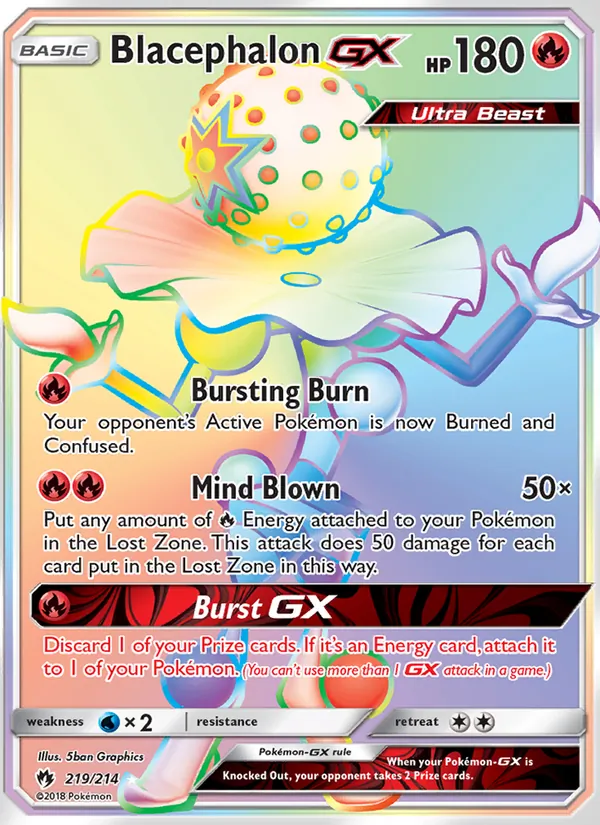 219 Blacephalon GX – Lost Thunder