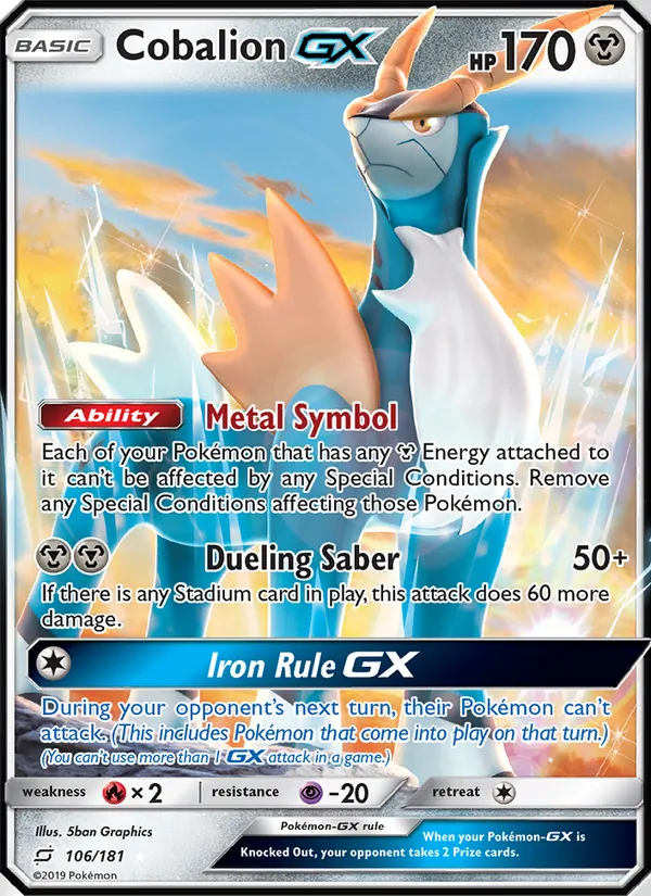 106 Cobalion GX – Team Up