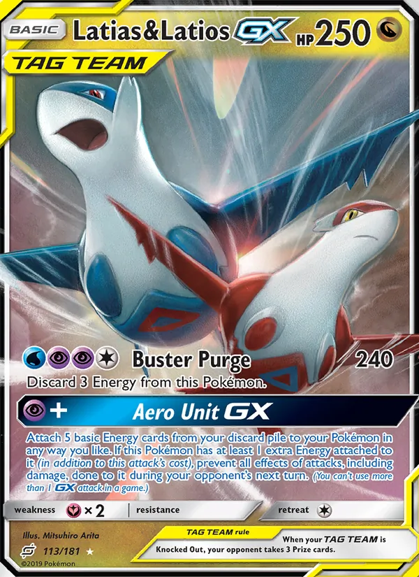 113 Latias & Latios GX – Team Up