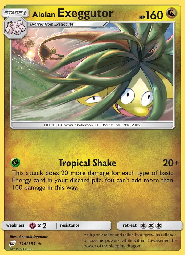 114 Alolan Exeggutor – Team Up