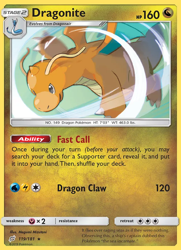 119 Dragonite – Team Up