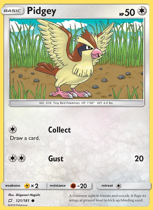 121 Pidgey – Team Up