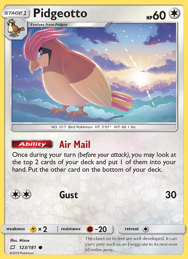 123 Pidgeotto – Team Up