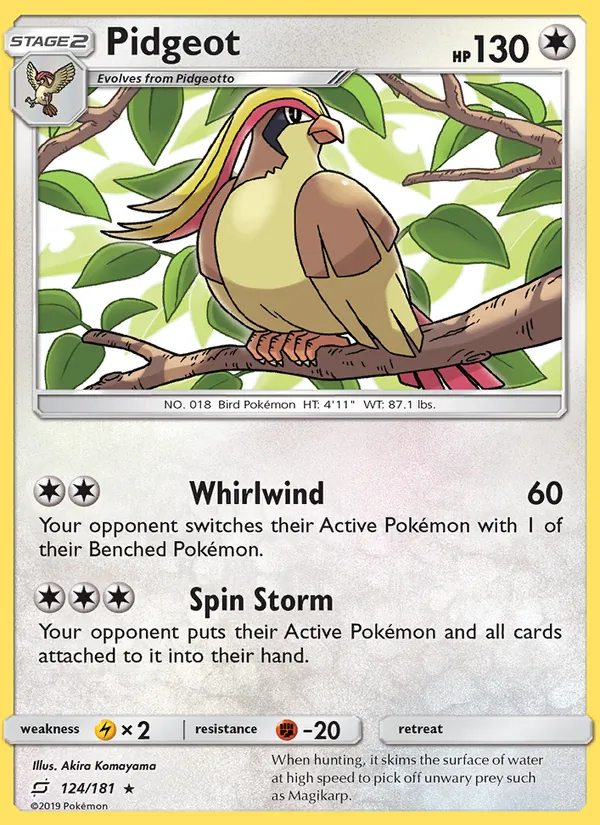 124 Pidgeot – Team Up