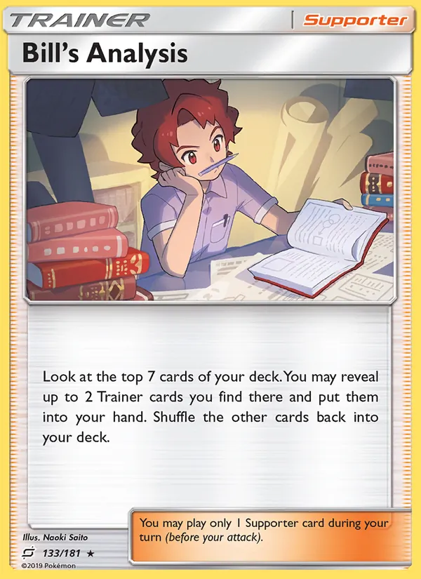 133 Bill’s Analysis – Team Up