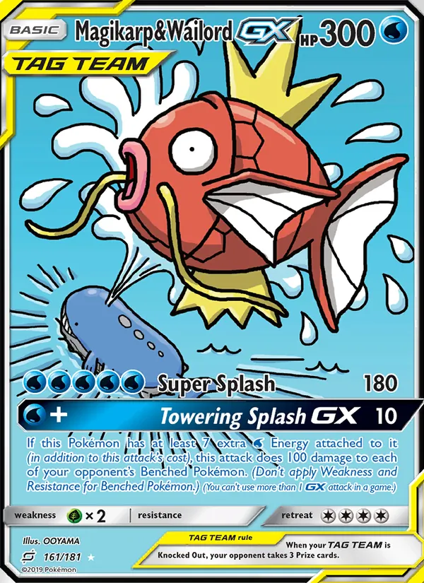 161 Magikarp & Wailord GX – Team Up