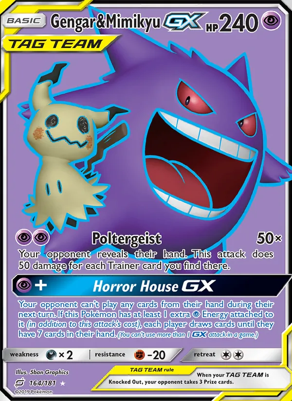 164 Gengar & Mimikyu GX – Team Up
