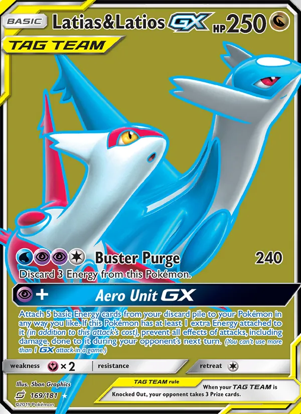 169 Latias & Latios GX – Team Up