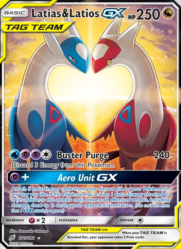 170 Latias & Latios GX – Team Up