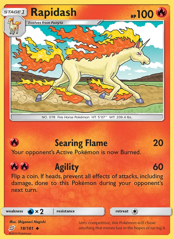 18 Rapidash – Team Up