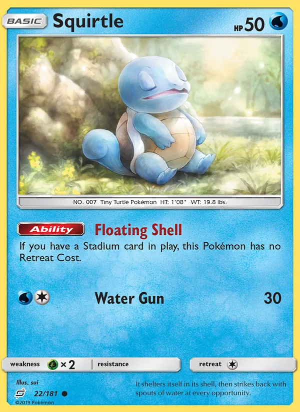 22 Squirtle – Team Up