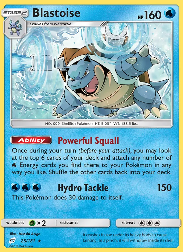 25 Blastoise – Team Up