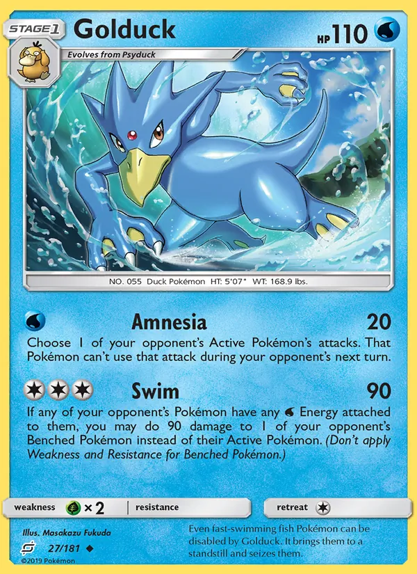 27 Golduck – Team Up