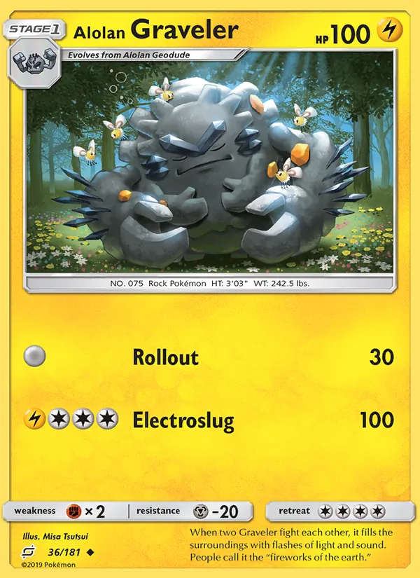 36 Alolan Graveler – Team Up
