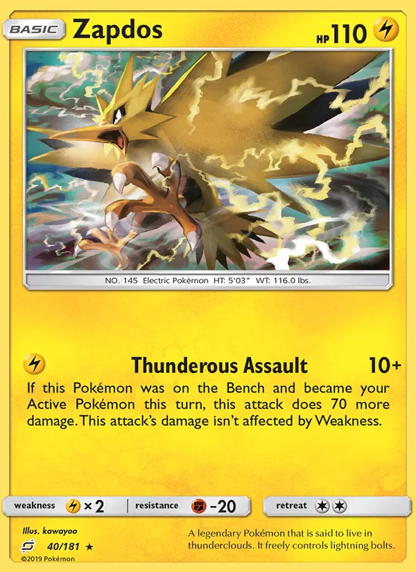 40 Zapdos – Team Up
