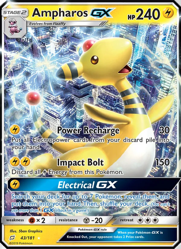 43 Ampharos GX – Team Up