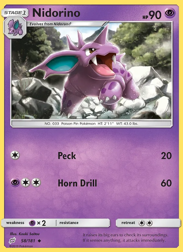 58 Nidorino – Team Up