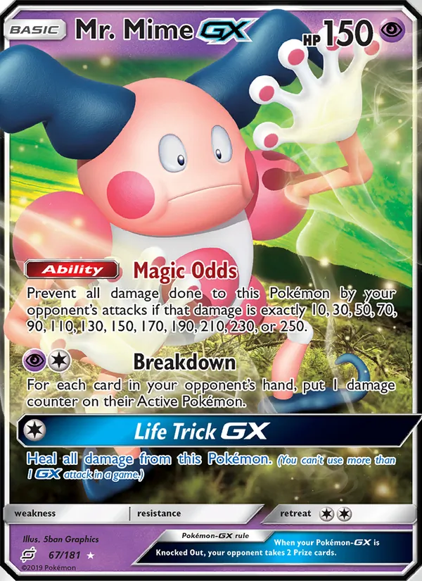 67 Mr. Mime GX – Team Up