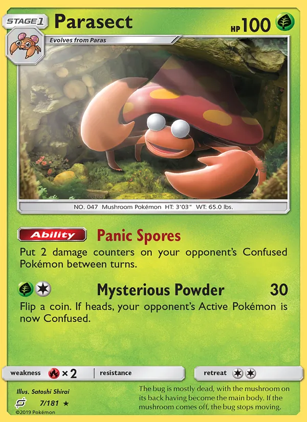 7 Parasect – Team Up