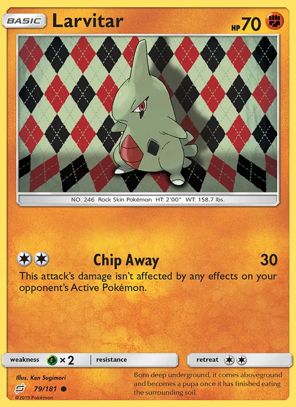 79 Larvitar – Team Up